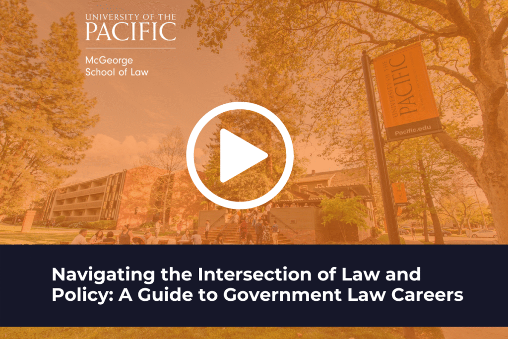Navigating the Intersection of Law and Policy: A Guide to Government Law Careers Webinar
