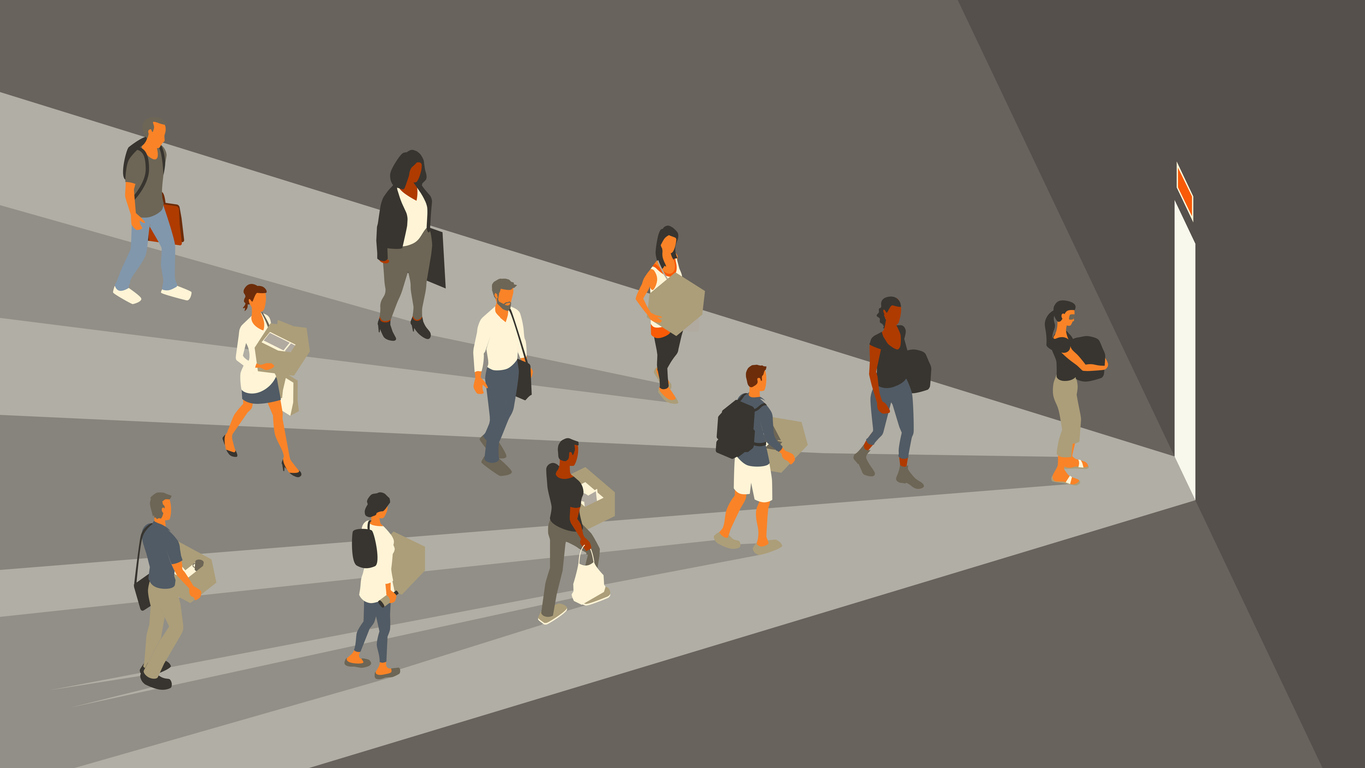Layoff illustration